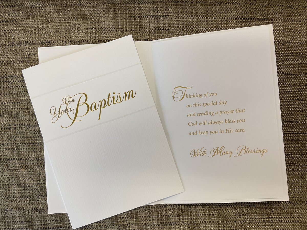 Baptism Card *Works for Adults*