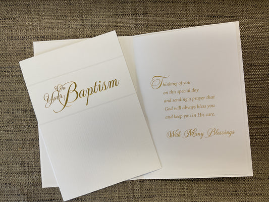 Baptism Card *Works for Adults*