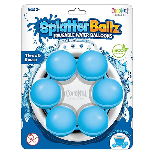 SplatterBallz Reusable Water Balloons Battle Kit