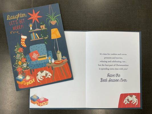 Teen Daughter Christmas Card