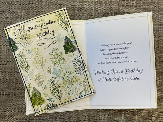 Great-Grandson Birthday Card