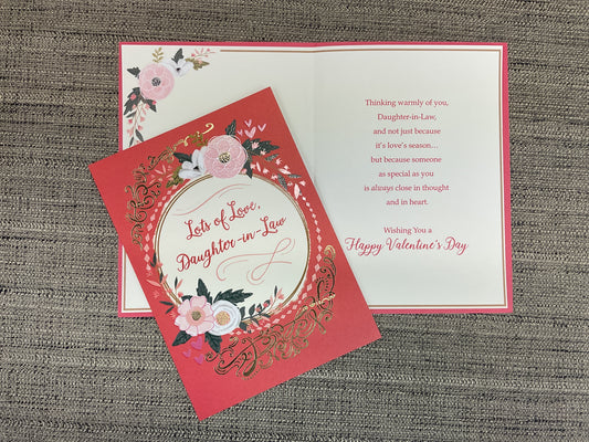 Valentine’s Day Card for Daughter-in-law