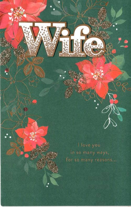 Wife Christmas Card – I Love You in So Many Ways