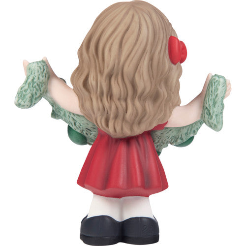 Deck The Halls 2025 Dated Girl Figurine
