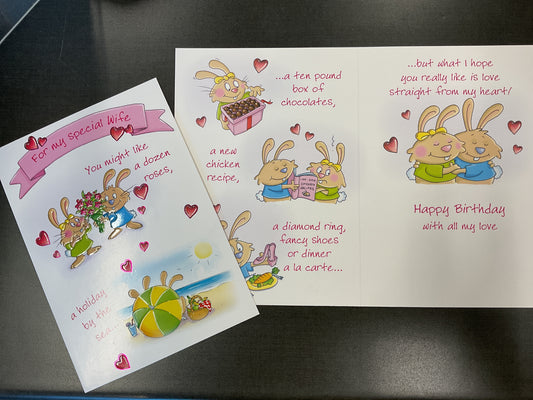 Wife Birthday Card