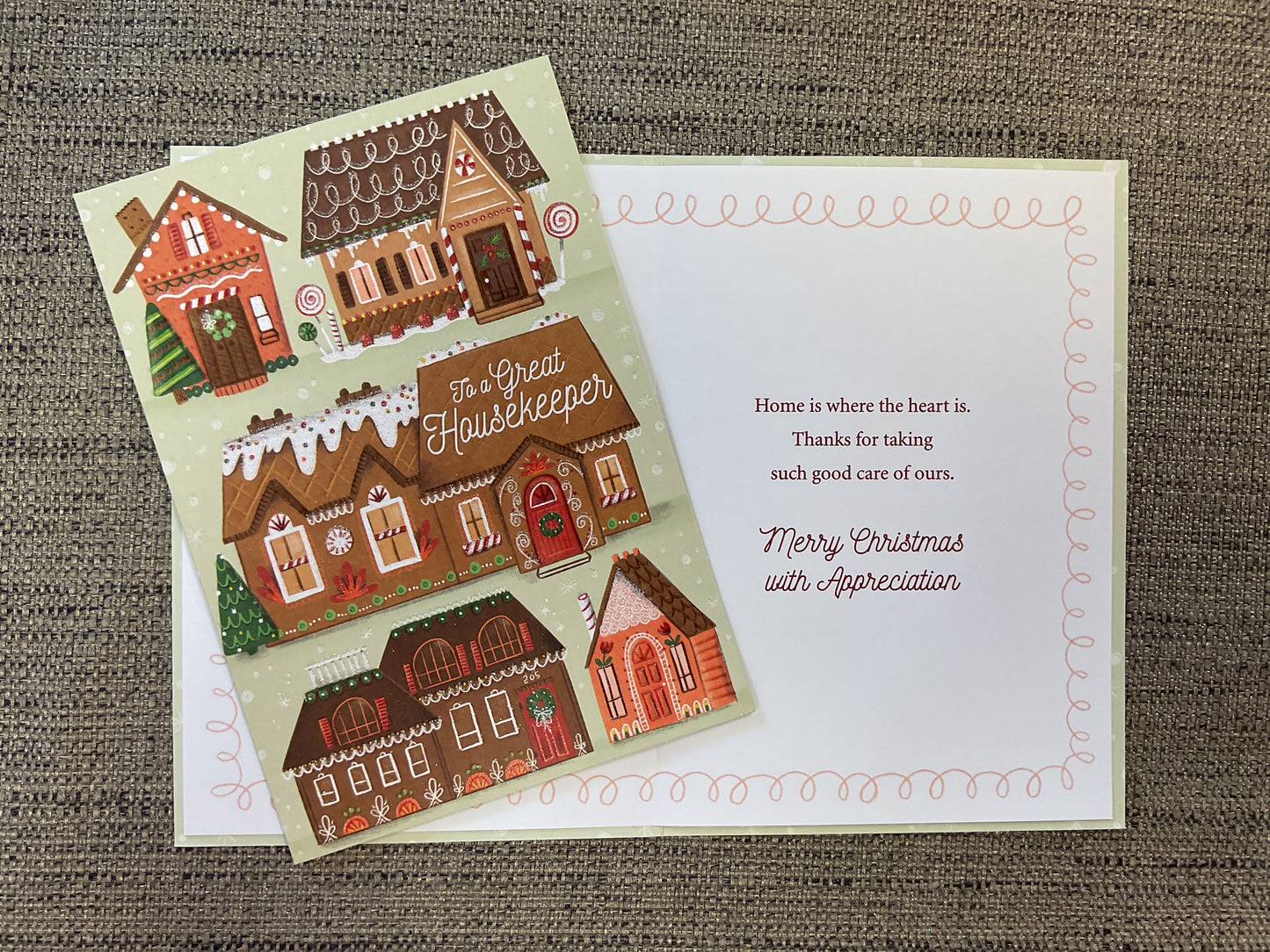 Housekeeper Christmas Card