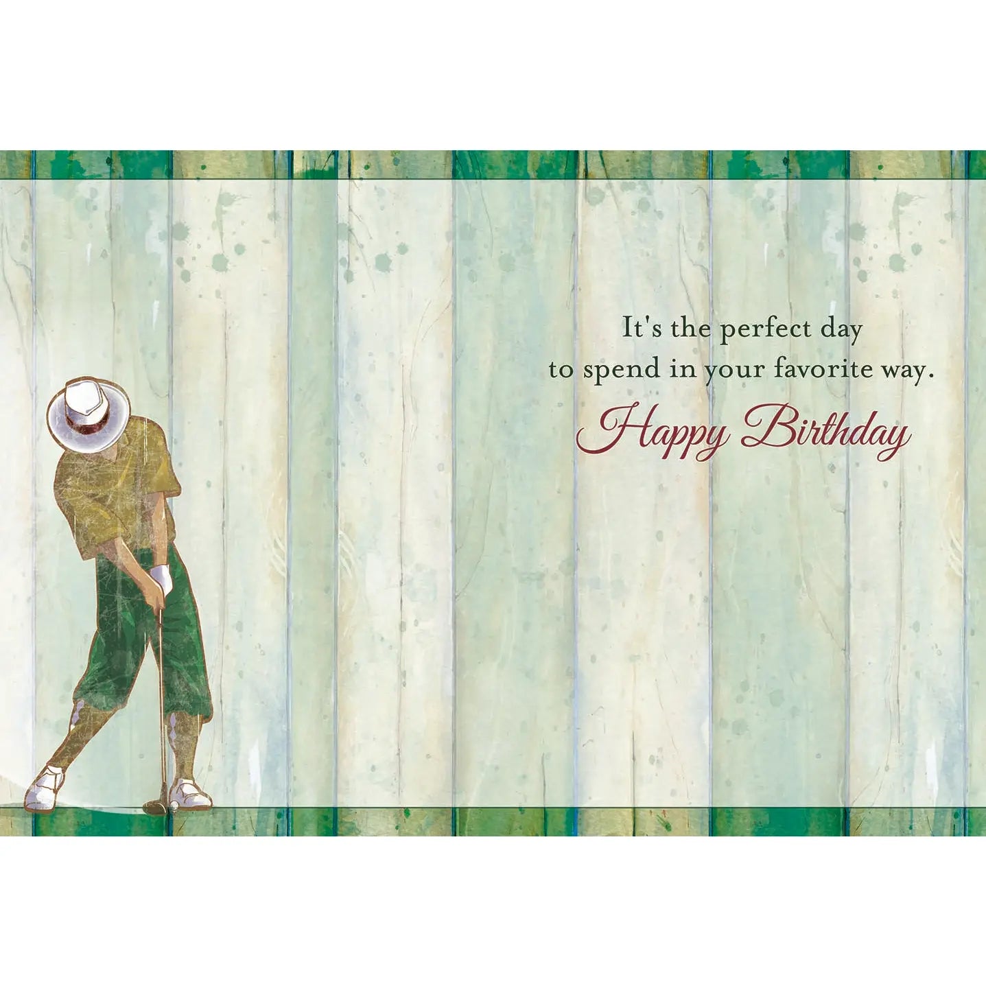 I Golf - Birthday Card