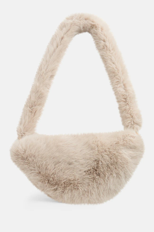 Faux Fur Crossbody Purse