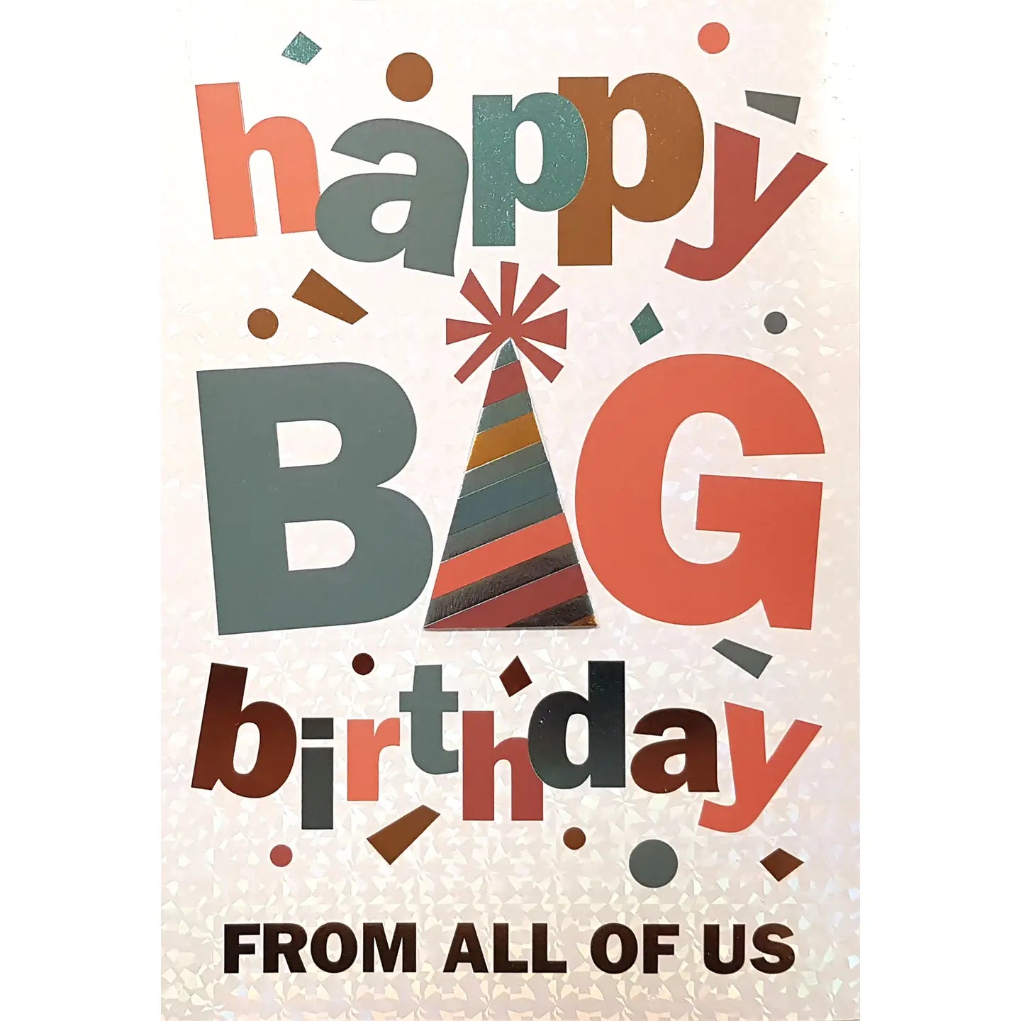 Jumbo Birthday Card From All