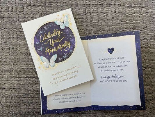 On Your Anniversary Religious Card