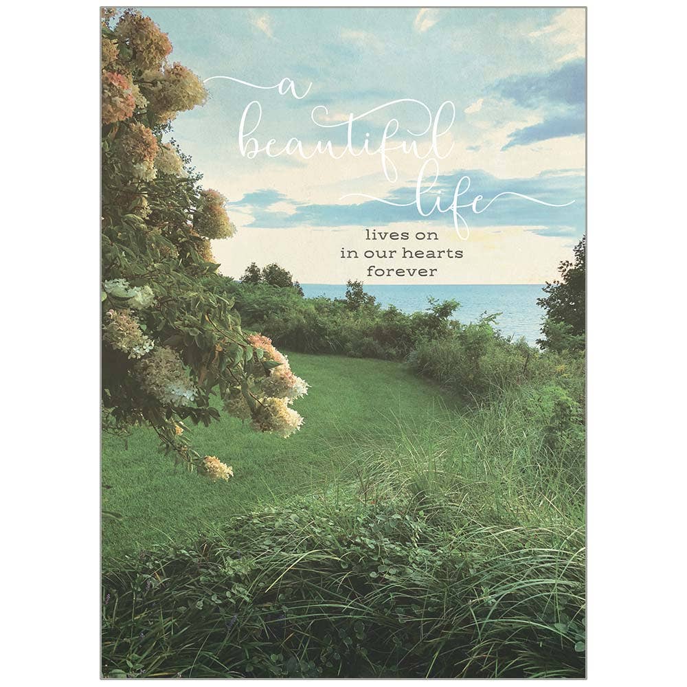 A Beautiful Life - Sympathy Card