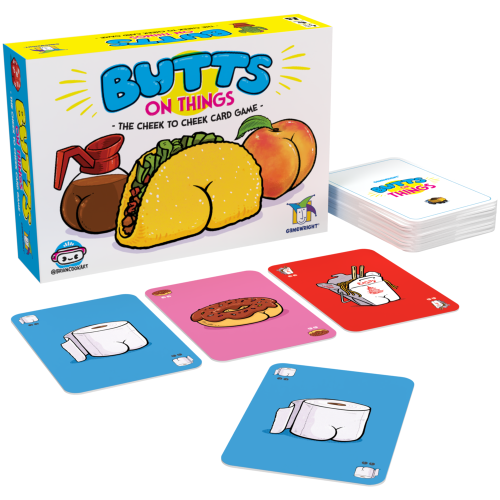 Butts on Things The Cheek-to-Cheek Card Game