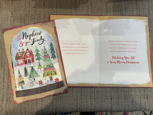 Nephew & Family Christmas Card