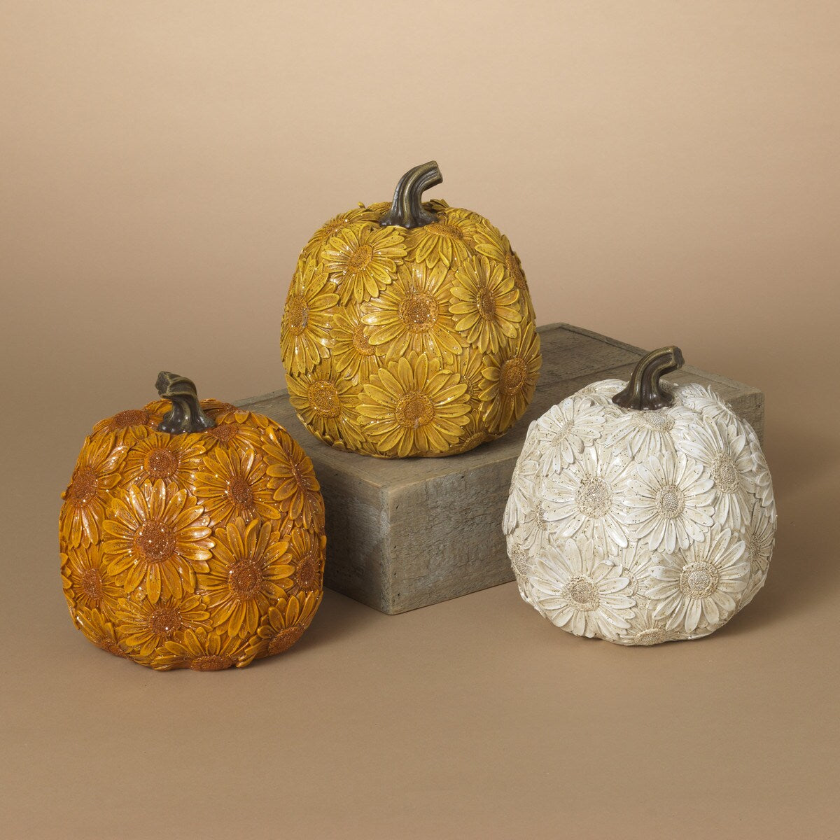 Resin Harvest Flower Pumpkin