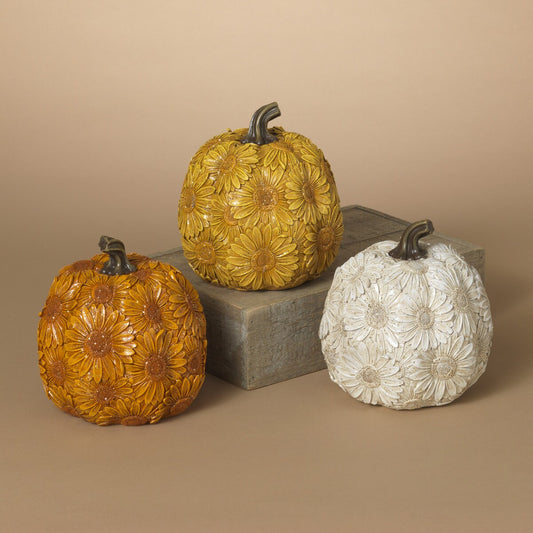 Resin Harvest Flower Pumpkin
