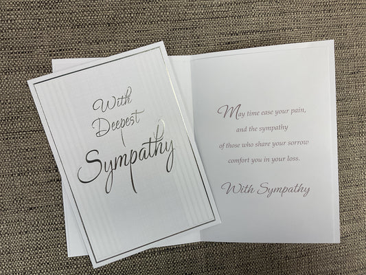 With Deepest Sympathy Card