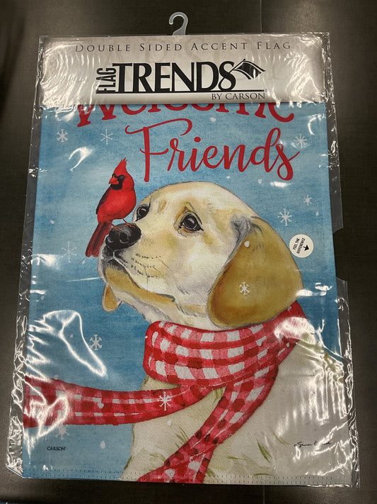 Best Friends Garden Flag