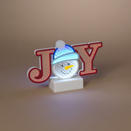 Lighted Holiday Infinity "JOY" Decor