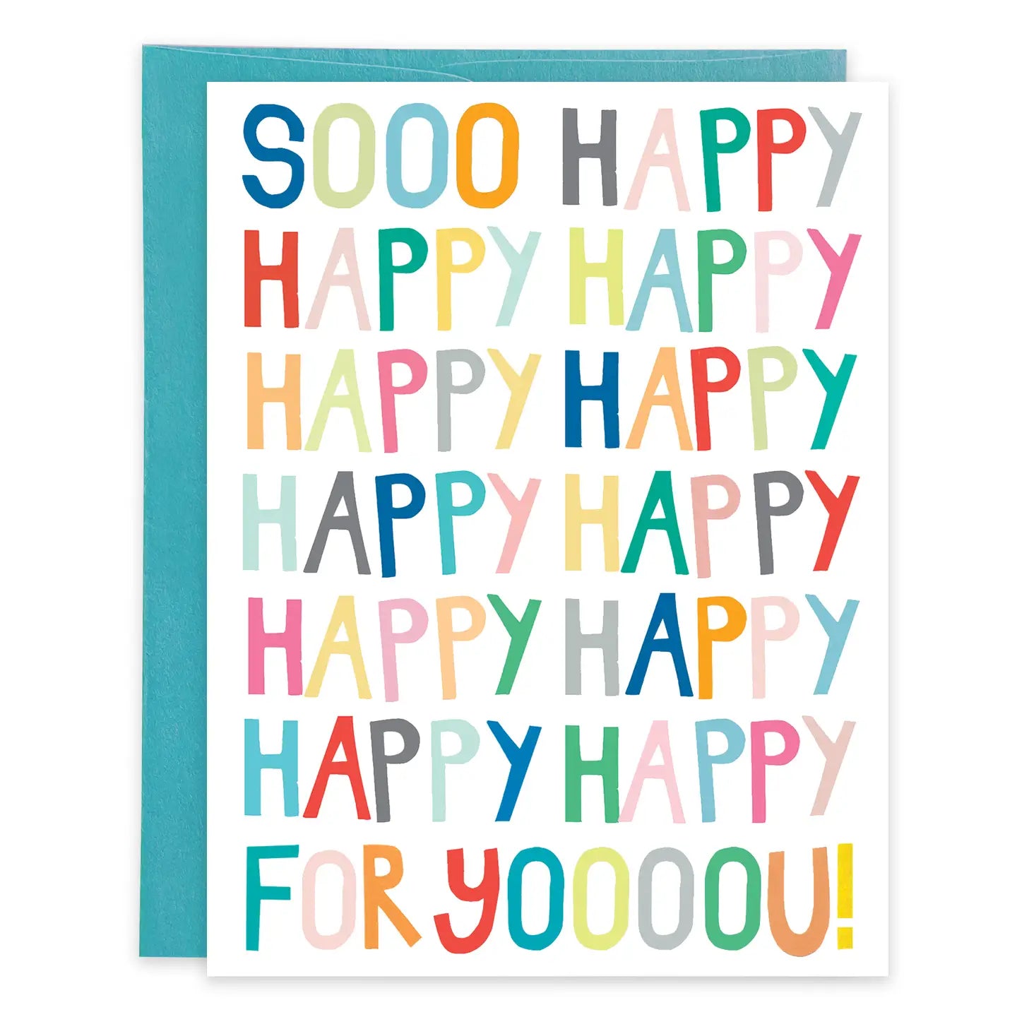 Congratulations Greeting Card - Sooo Happy