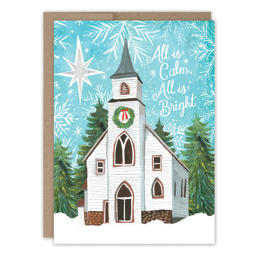 Calm & Bright Church Holiday Card