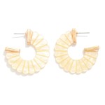 Acetate Hoop Earrings