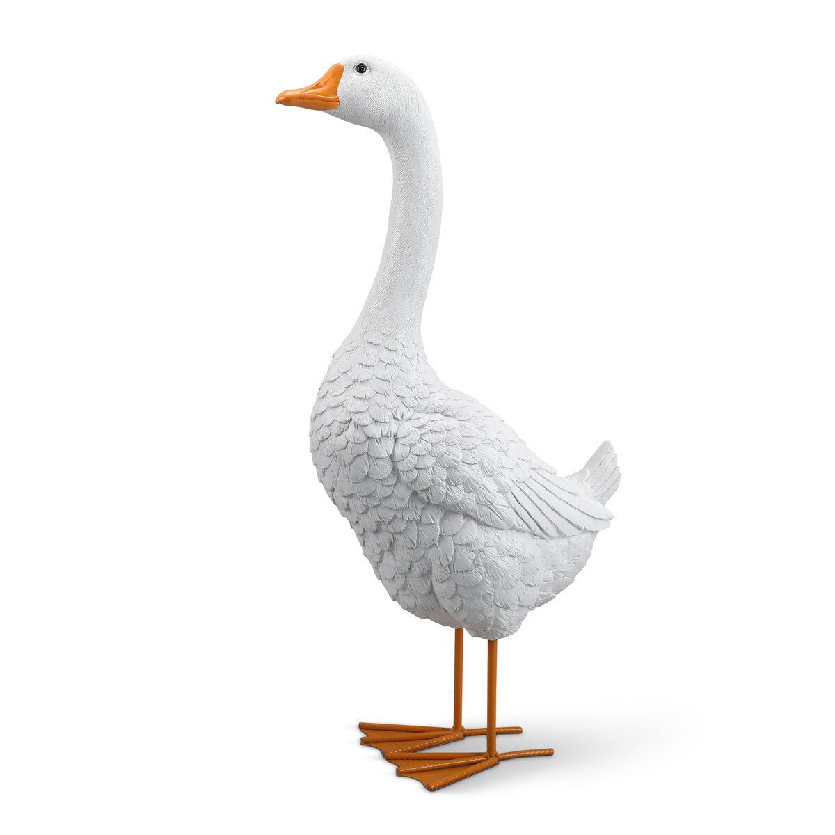 24.21"H Resin Porch Goose w/ 6 Changeable Outfits