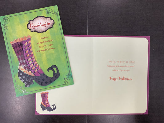 Granddaughter Halloween Card