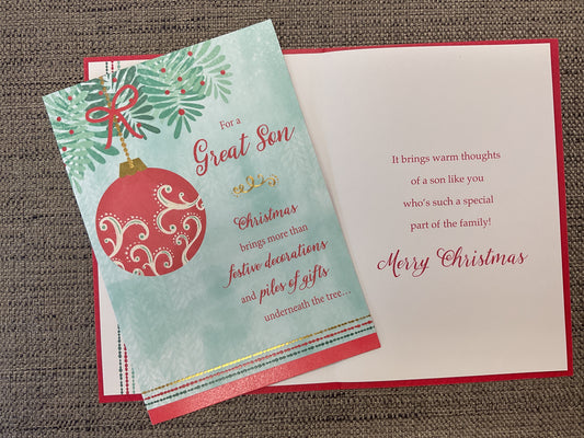 Son Christmas Card
