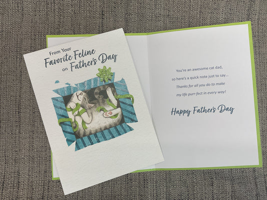 From cat - Father’s Day Card