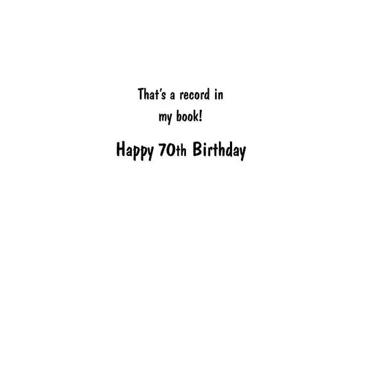 Milestone Birthday 70th
