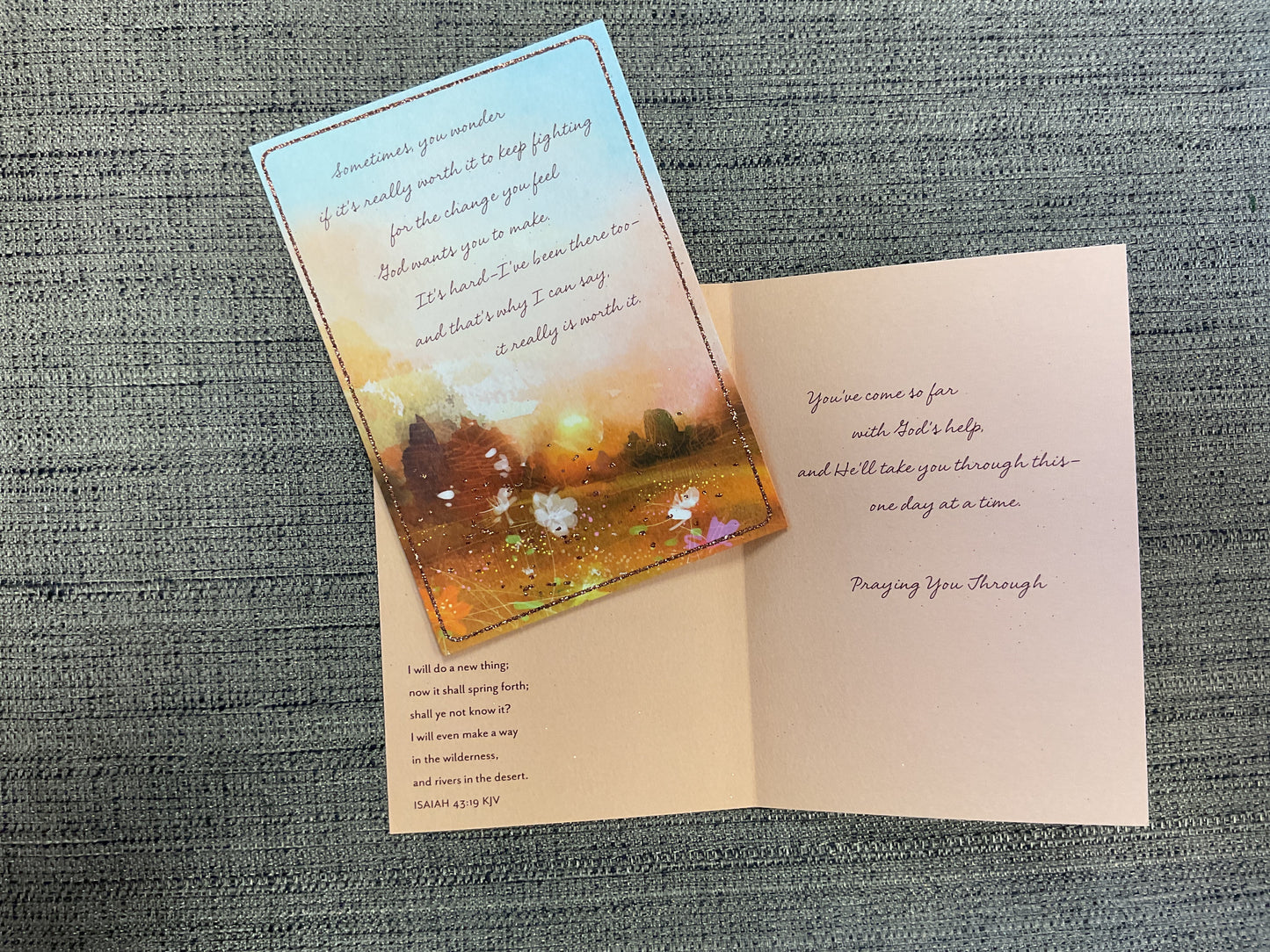 Encouragement Religious Card