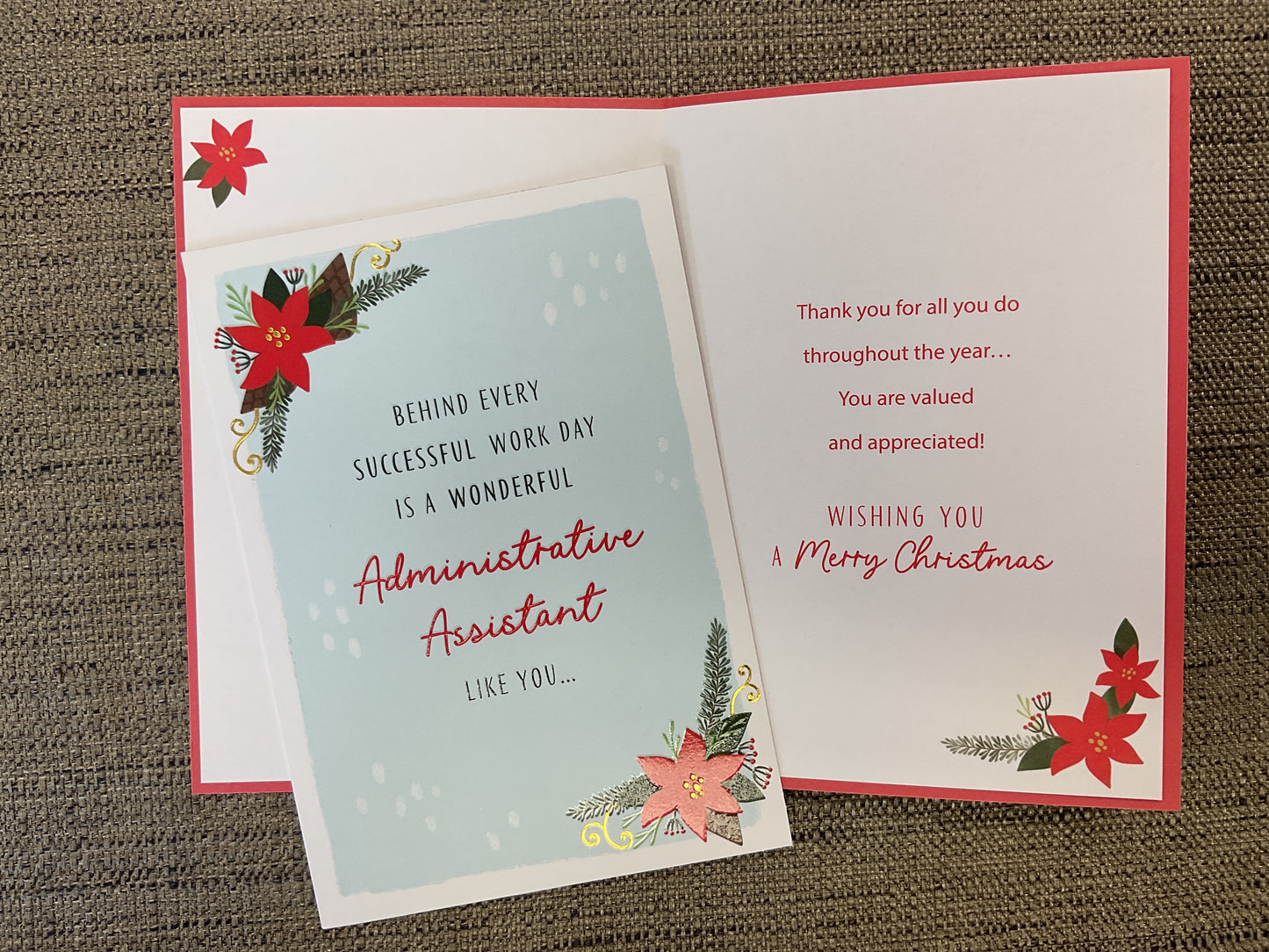 Administrative Assistant Christmas Card