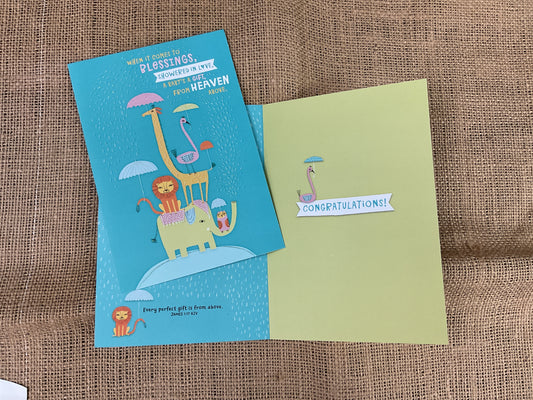 Faith Baby Shower Card