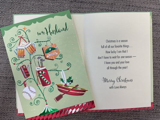 Husband Christmas Card