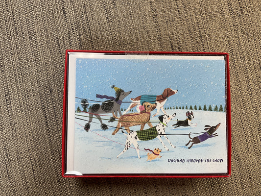 Dashing Through the Snow Boxed Christmas Cards