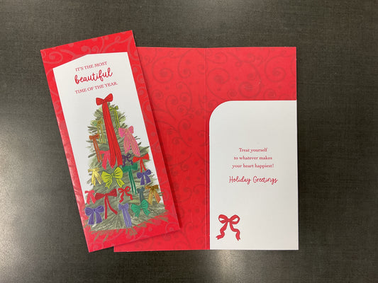 Holiday Greetings Money/Gift Card Holder