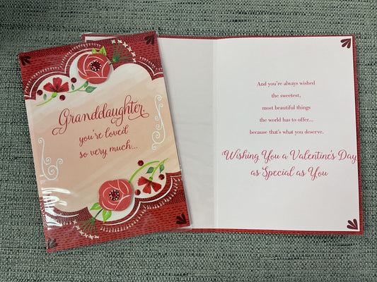 Valentine’s Day Card - Granddaughter