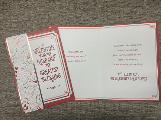 Husband*Religious* - Valentine’s Day Card