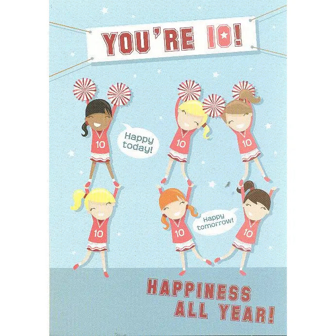 Age 10 Birthday Card