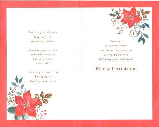 Wife Christmas Card – I Love You in So Many Ways