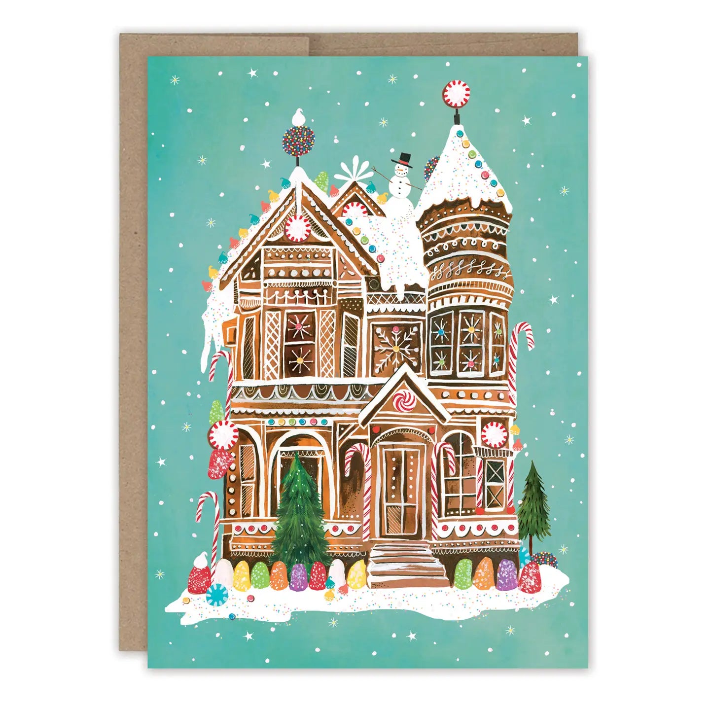 Gingerbread House Holiday Card