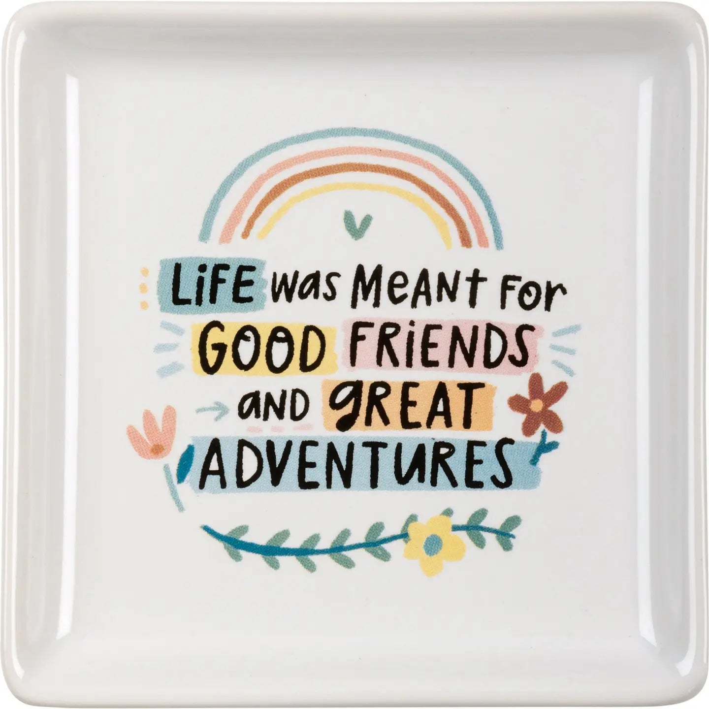 Good Friends and Great Adventures Vanity Tray
