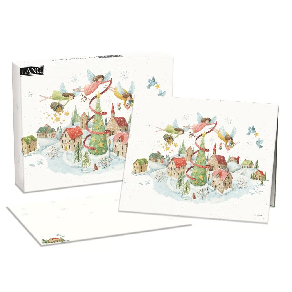 Snow Angels Boxed Christmas Cards by Lisa Audit