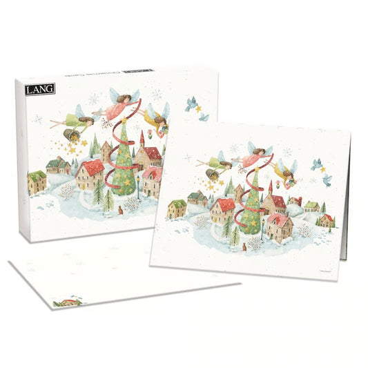 Snow Angels Boxed Christmas Cards by Lisa Audit