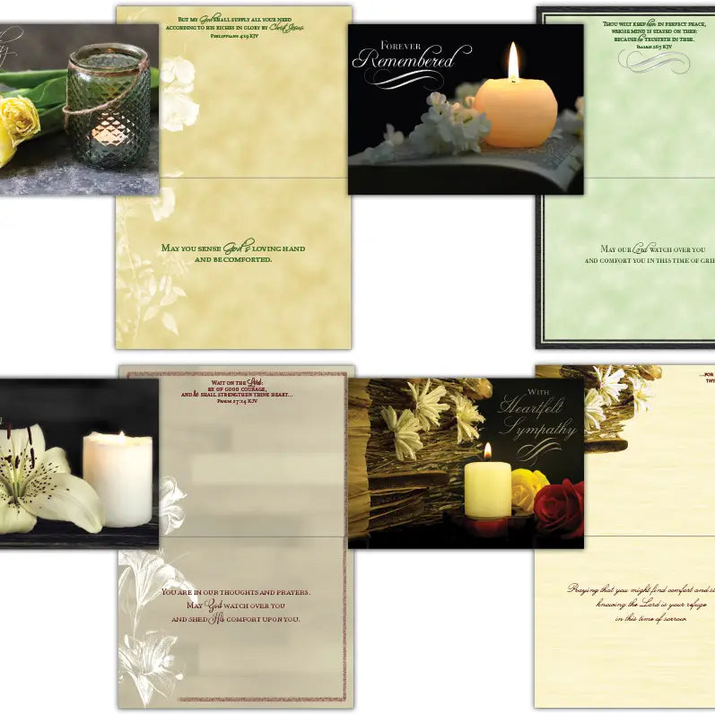 Sympathy - Candles Boxed Sympathy Cards