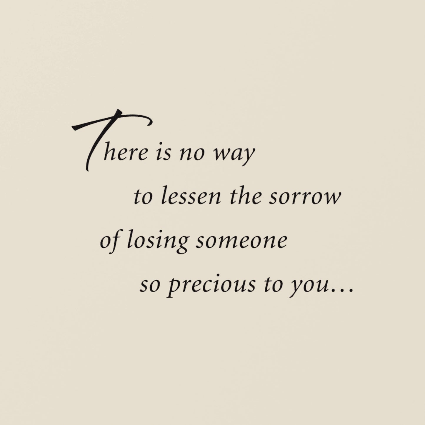 General Sympathy Card