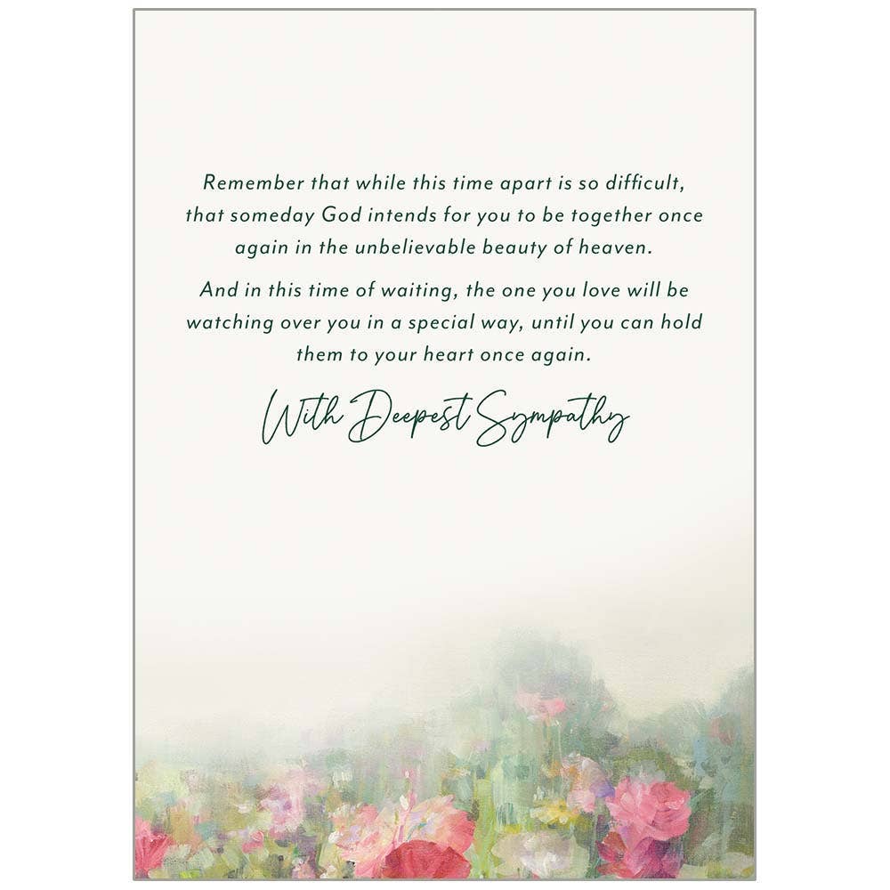 Mountain Meadows - Faith Sympathy Card