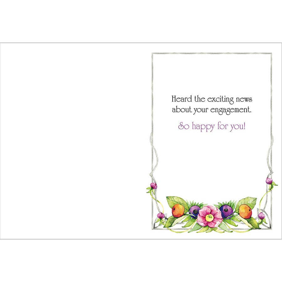 Now and Then - Engagement Card