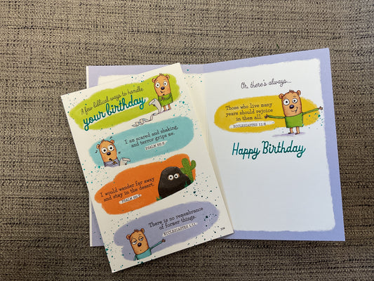 Funny Religious Birthday Card