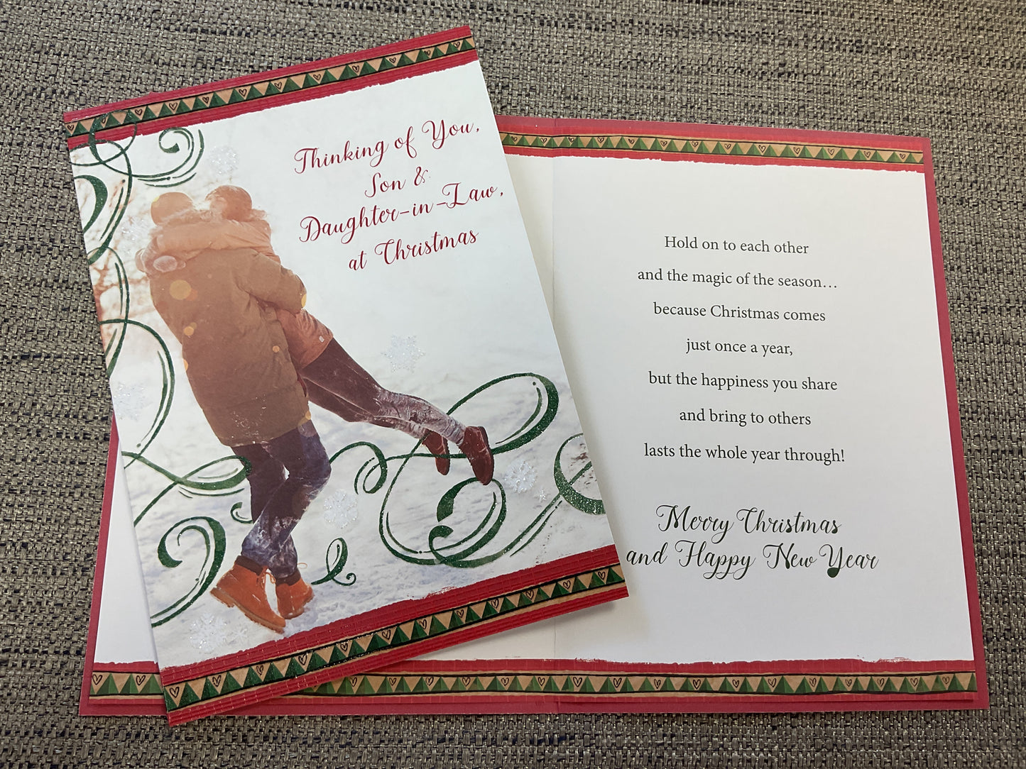 Son & Daughter-in-Law Christmas Card